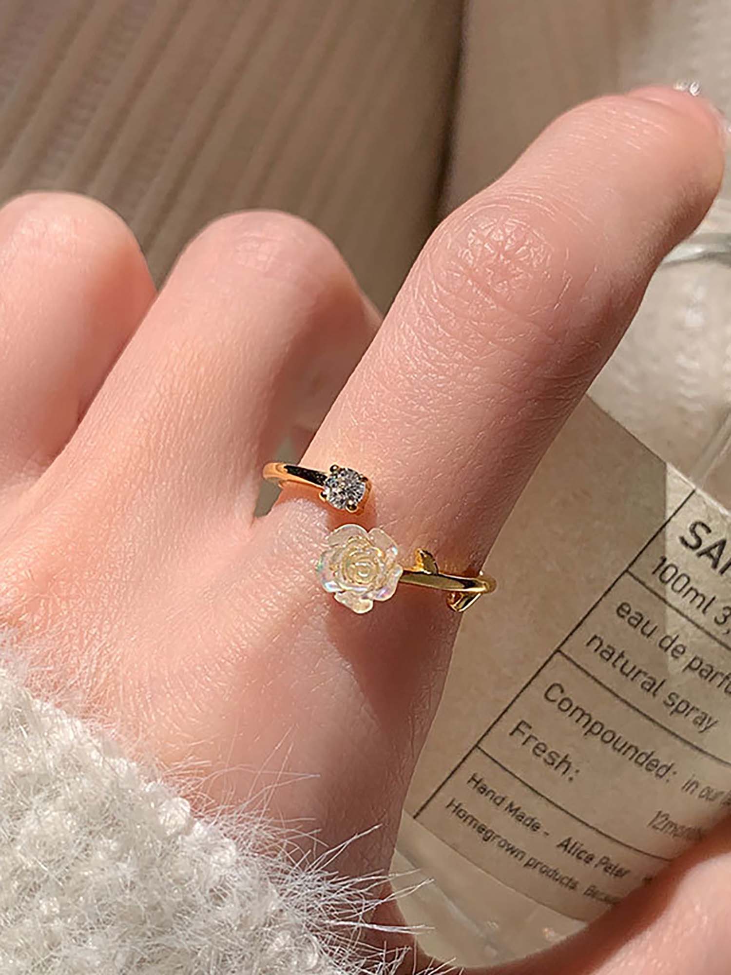 Nhẫn bạc 925 mạ vàng 14K