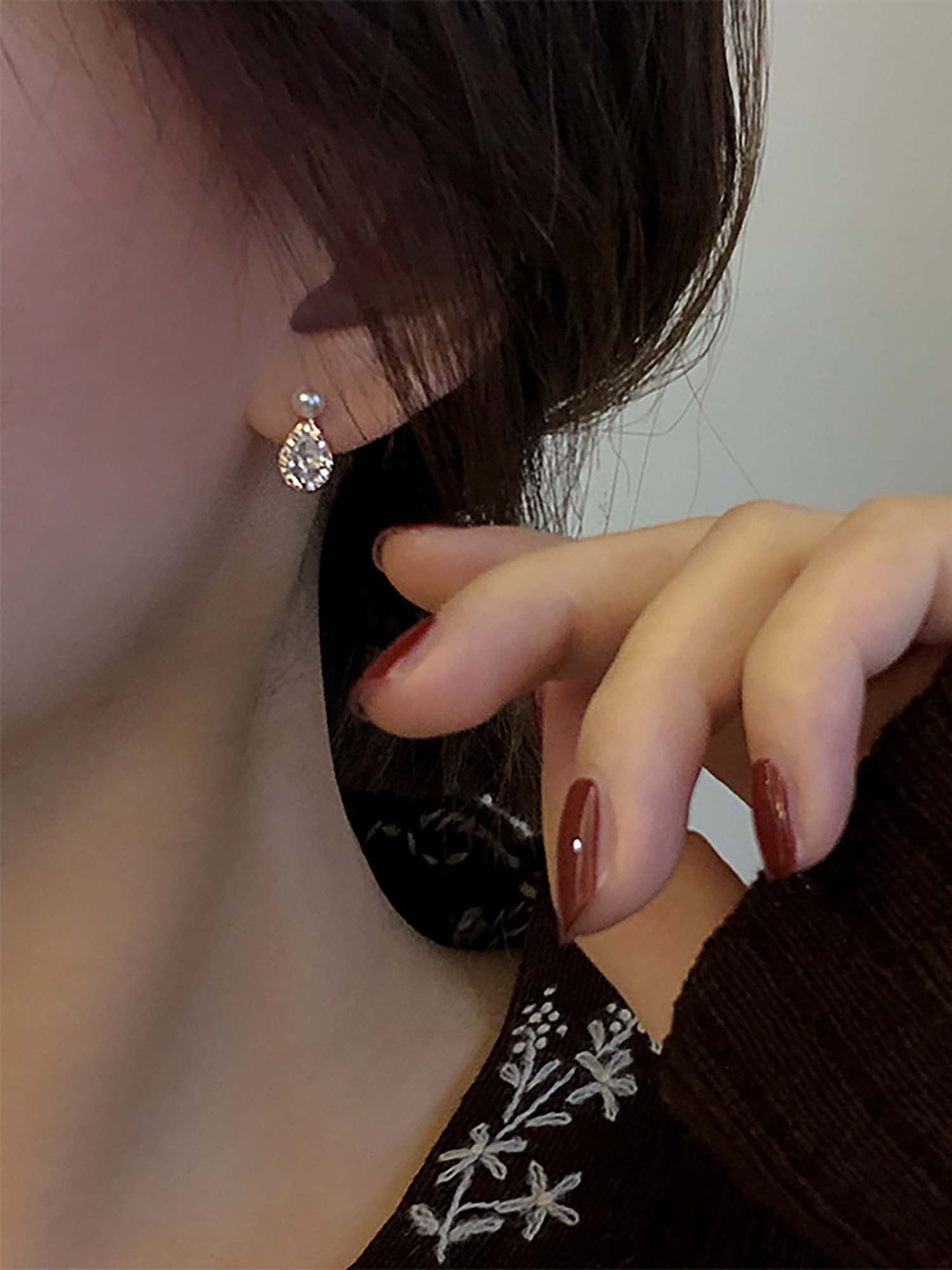 Bông tai mạ vàng 14k