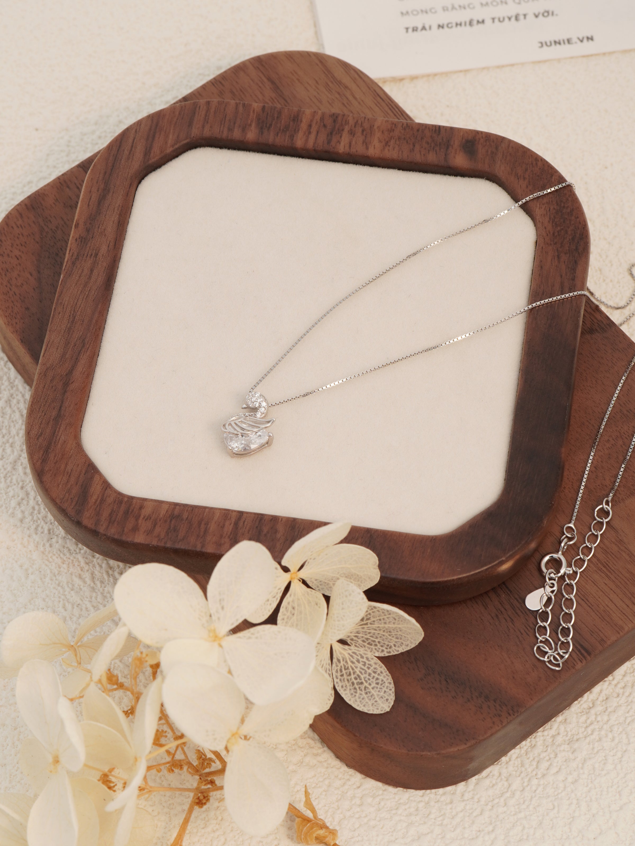 Dây chuyền Edith Bạc