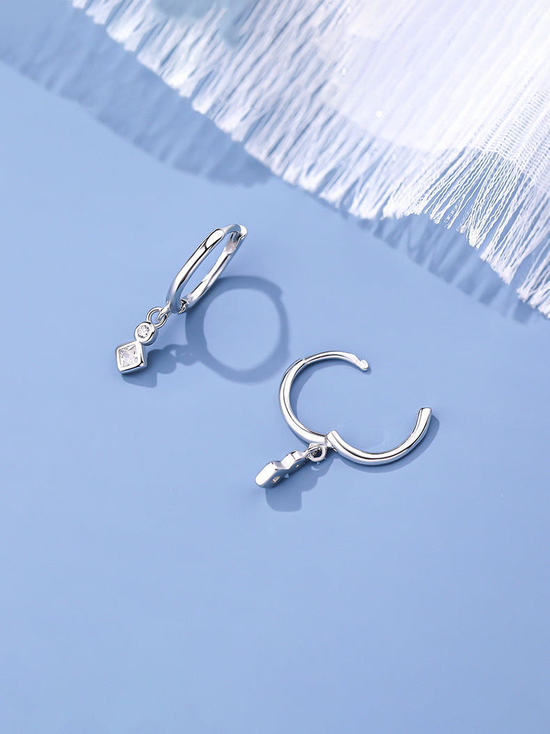 Bông tai Anise Bạc