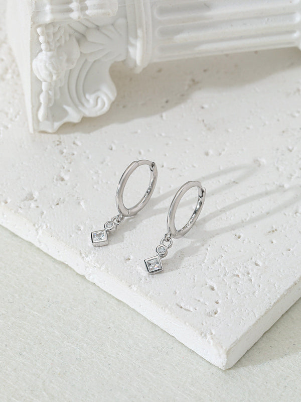 Bông tai Anise Bạc