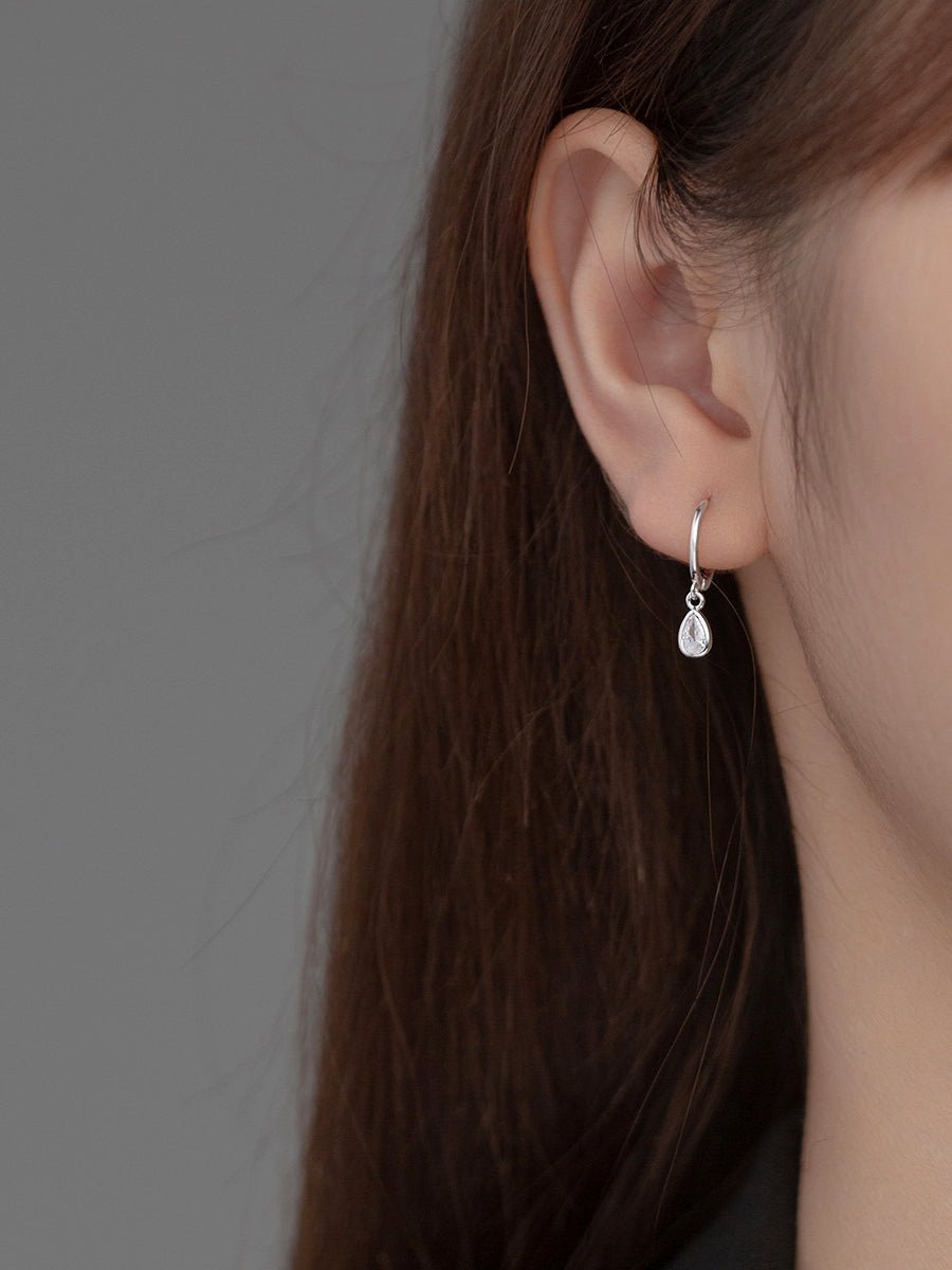 Bông tai Ashley Bạc