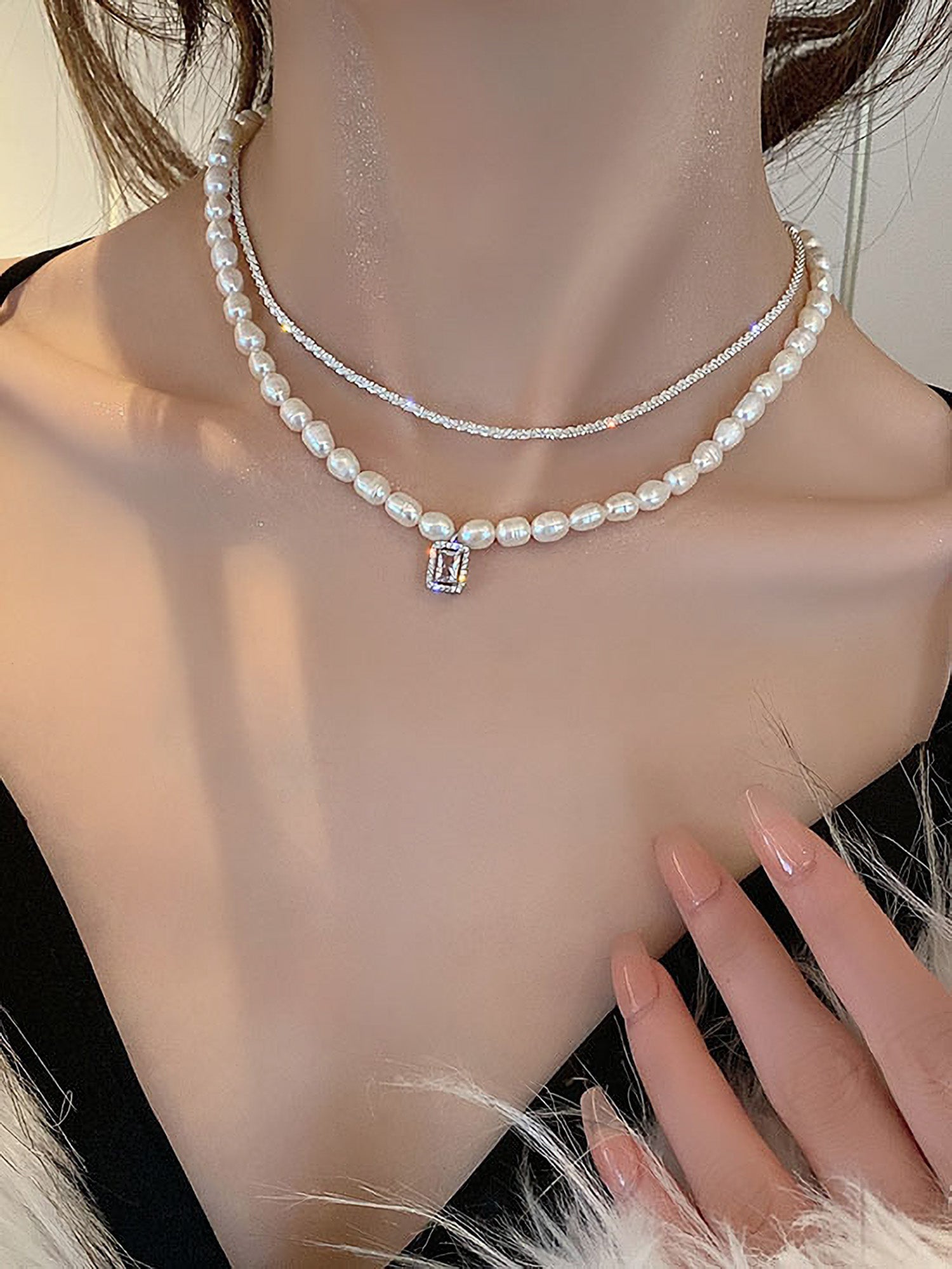 Set dây chuyền Macy