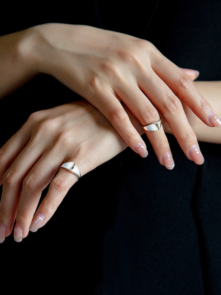 Nhẫn Gillian Bạc